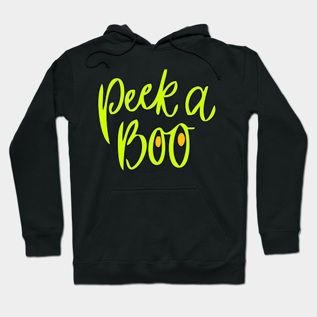 Peek A Boo Halloween Hoodie by greenoriginals